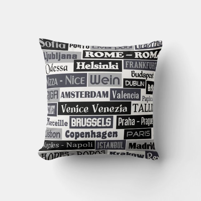 European Traveller wurf Kissen (Vorderseite)