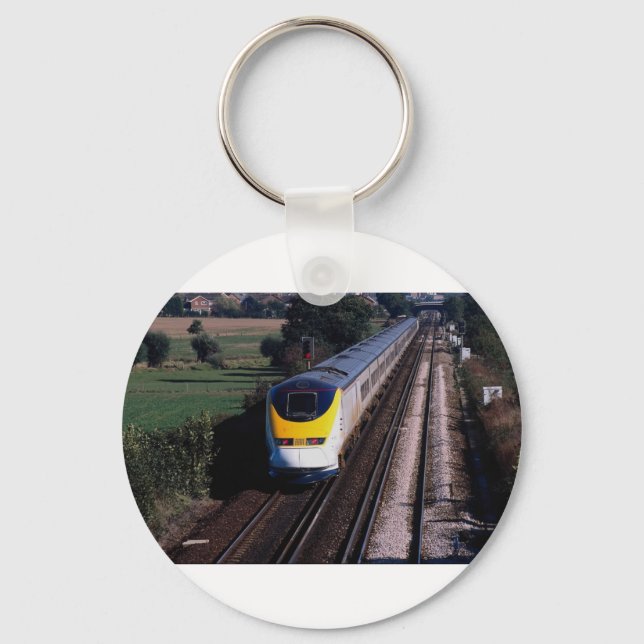 Eurostar-Personenzug Schlüsselanhänger (Vorderseite)