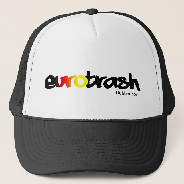 eurotrash Hut Truckerkappe (Vorderseite)