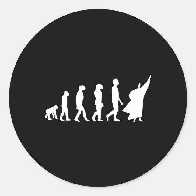 Eurythmie Evolutiuon Name Dancing Waldorf Runder Aufkleber (Vorderseite)