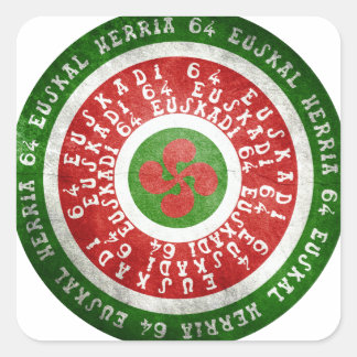 Euskadi Euskal Quadratischer Aufkleber