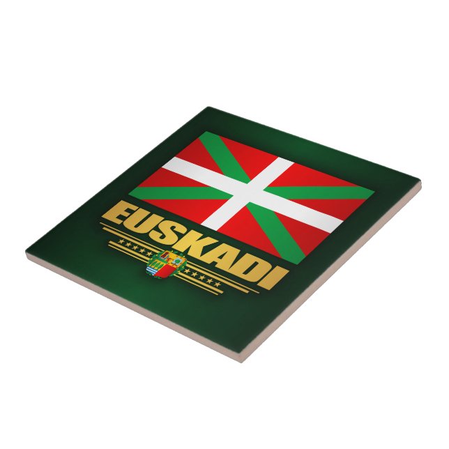 Euskadi Flag Fliese (Seite)