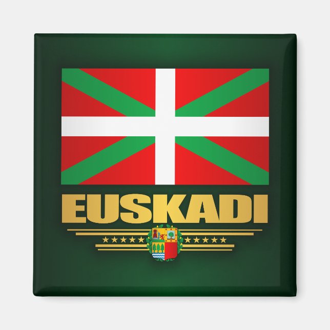 Euskadi Flag Magnet (Vorne)