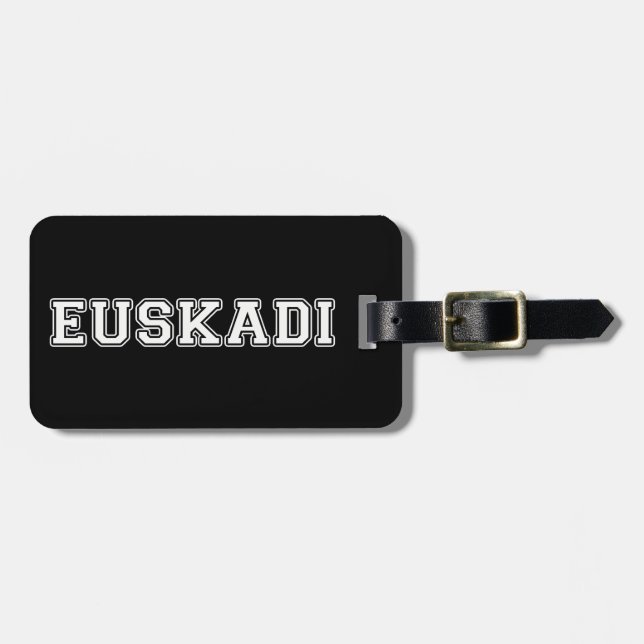 Euskadi Gepäckanhänger (Vorderseite horizontal)