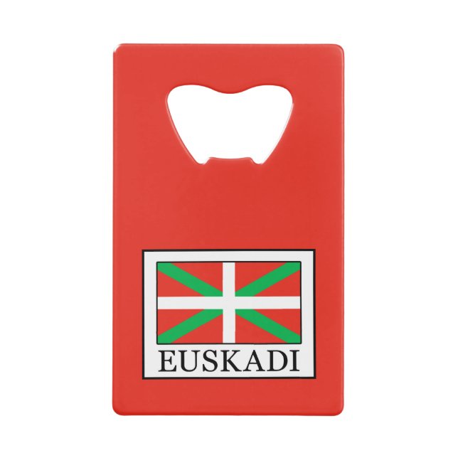 Euskadi Kreditkartenflaschenöffner (Vorderseite)