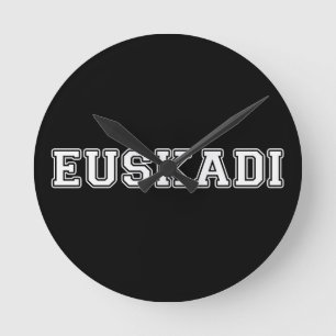 Euskadi Runde Wanduhr