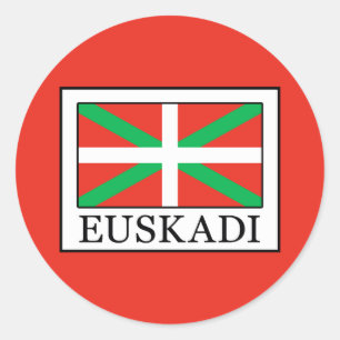 Euskadi Runder Aufkleber