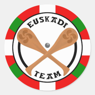 Euskadi-Teamaufkleber Runder Aufkleber