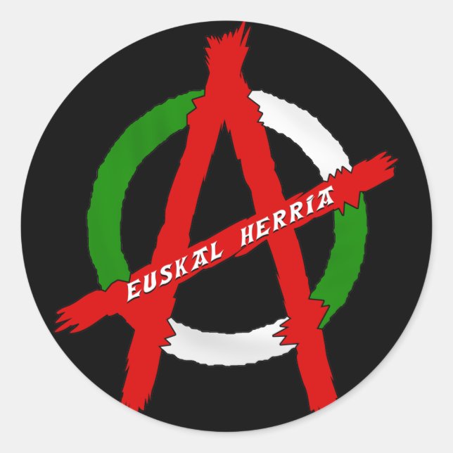 Euskal Anarchy Sticker (Vorderseite)
