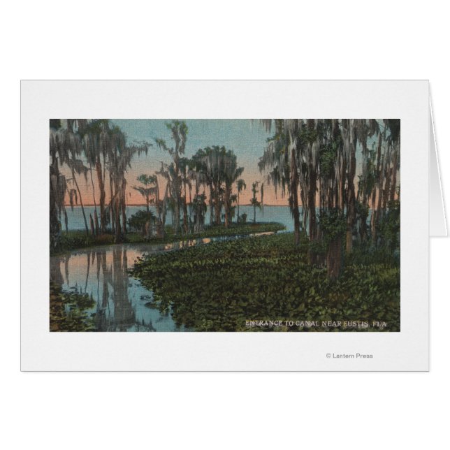Eustis, Floride - Vue sur le canal de Swampy (Devant horizontal)