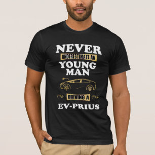 EV - Humour de T-shirt voiture PRIUS
