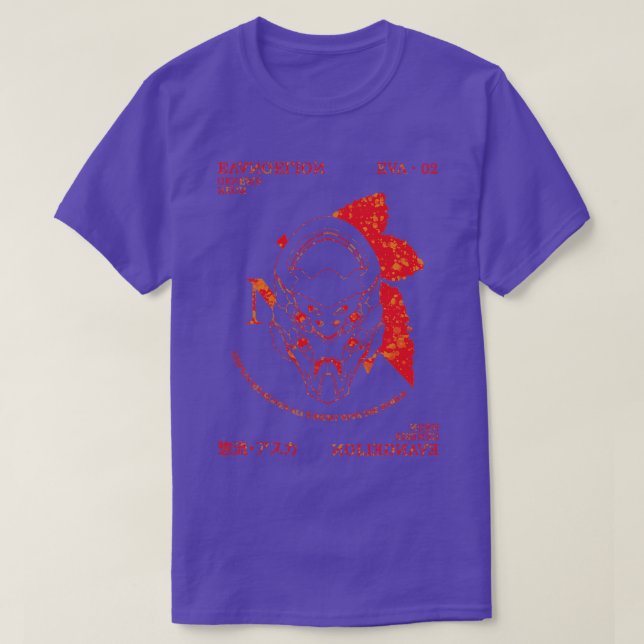 eva 02-Datenbank T-Shirt (Design vorne)