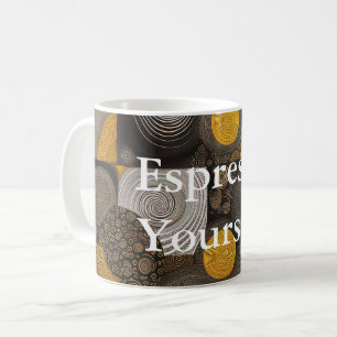 Eva 2 Abstract Design Classic Tasse