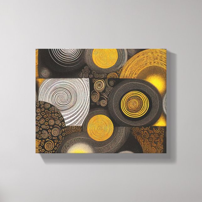 Eva 2 Abstract Design Leinwanddruck (Vorderseite)