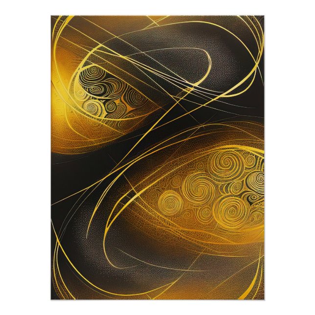 Eva 3 Abstraktes Design-Poster Poster (Vorderseite)