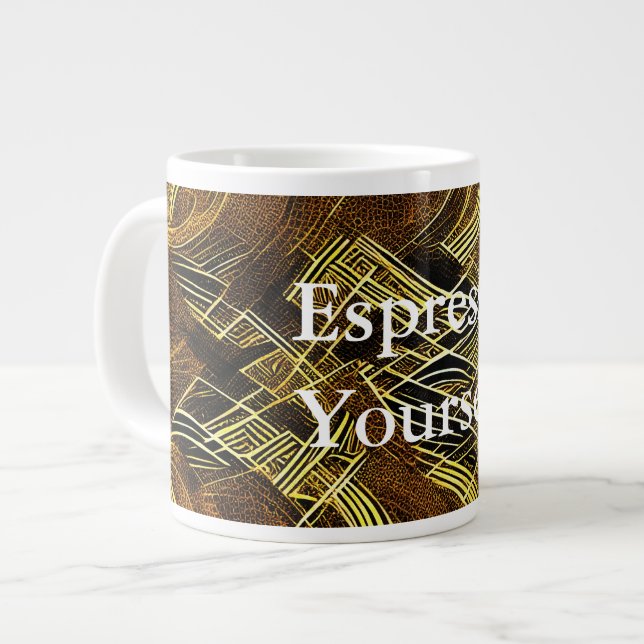 Eva 6 Abstract Design Specialty Tasse (Vorderseite Links)
