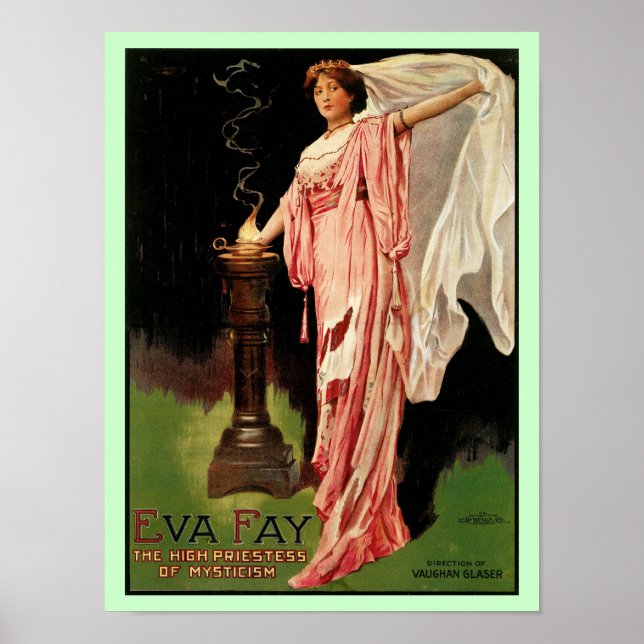 Eva Fay ~die Hohepriesterin der Mystik Poster (Vorne)