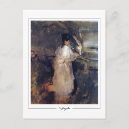 Eva Gonzalès #4 - Kunsthandwerkskarte Postkarte