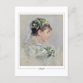 Eva Gonzalès #8 - Kunsthandwerkskarte Postkarte