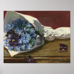 Eva Gonzales - The Bouquet of Blume Poster