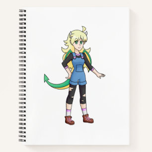 Eva Lightheart das Draconic Humanoid Notizbuch