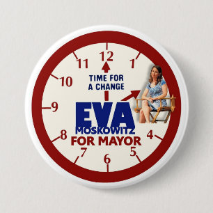 Eva Moskowitz für NYC Bürgermeister 2013 Button