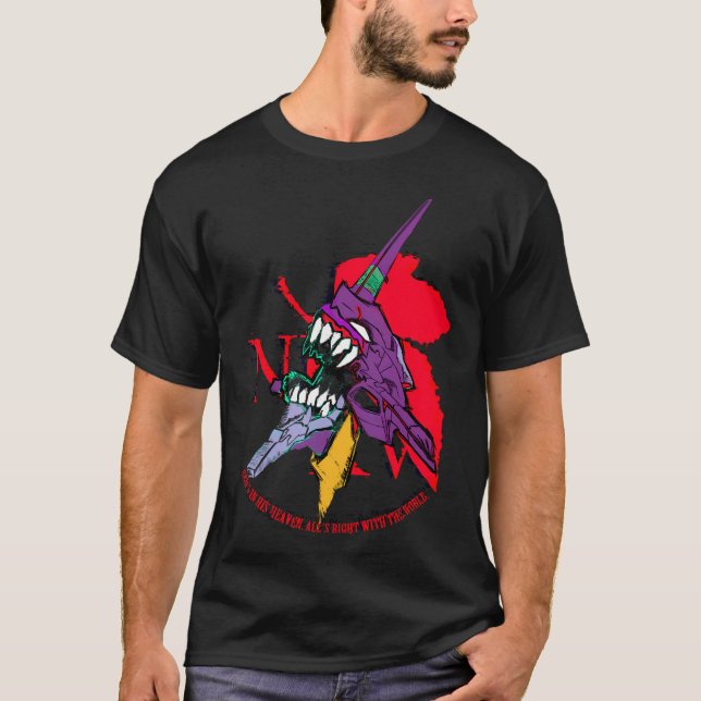 Eva Nerv Evangelion T-Shirt (Vorderseite)