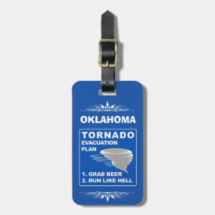 Evakuierungsplan für Tornado ;-) Gepäckanhänger