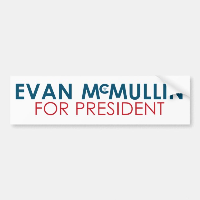 Evan McMullin - es ist nie zu spät Autoaufkleber (Vorne)
