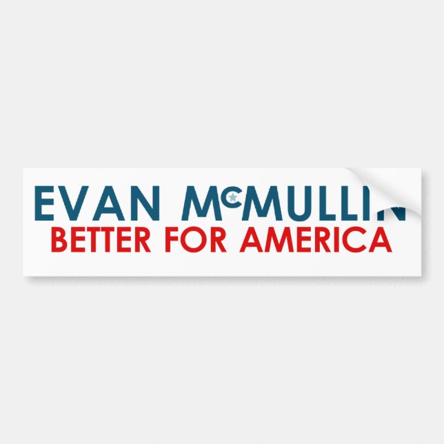 Evan McMullin - verbessern Sie für Amerika Autoaufkleber (Vorne)