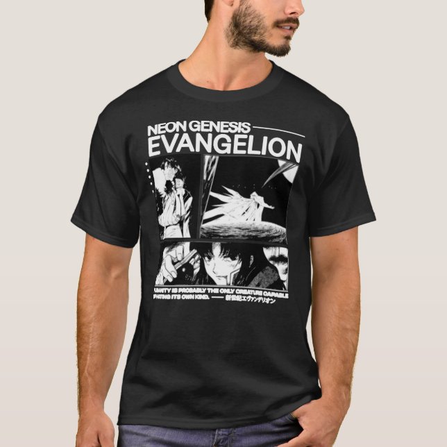 Evangelion - Ästhetik der Anime T-Shirt (Vorderseite)