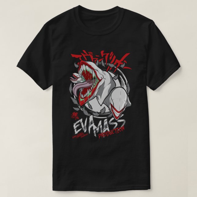 Evangelion Eva Mass Production T - Shirt (Design vorne)