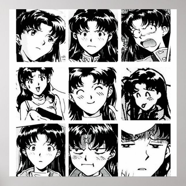 Evangelion Misato Poster (Vorne)