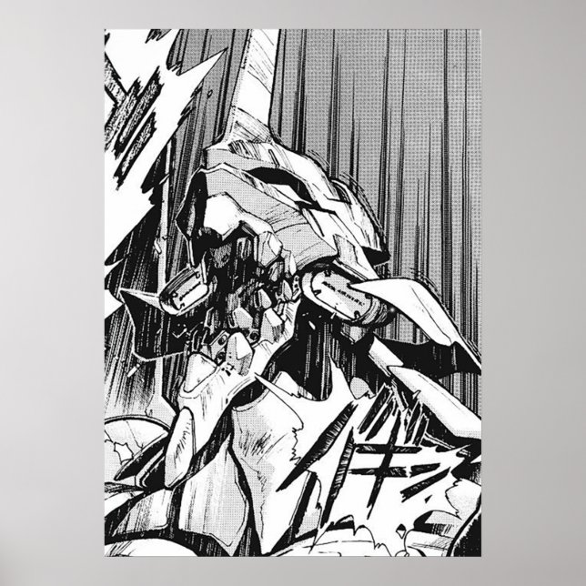 Evangelion Unit 01 Berserk Manga Poster (Vorne)