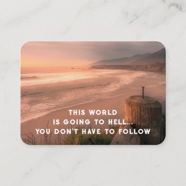 Evangelismus Evangelisation Einladung zur Rettung  (Vorderseite)