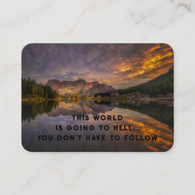 Evangelismus Evangelisation Einladung zur Rettung  (Vorderseite)