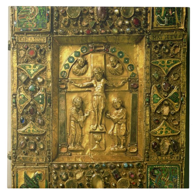 Evangelium-Abdeckung, Ottonian, Deutschland, 11. Fliese (Vorderseite)
