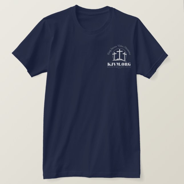 Evangelium John KJV Ministerien Dark T-Shirt (Design vorne)