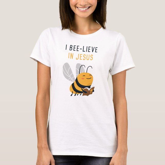 Evangelium Kinder Christlicher Glaube Niedliche Bi T-Shirt (Vorderseite)