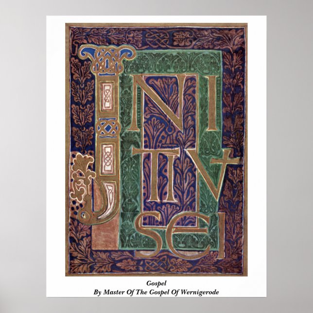 Evangelium vom Meister des Evangeliums von Wernige Poster (Vorne)