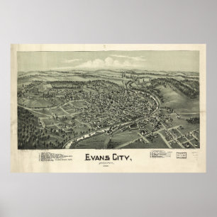 Evans City, Pennsylvania (1900) Poster