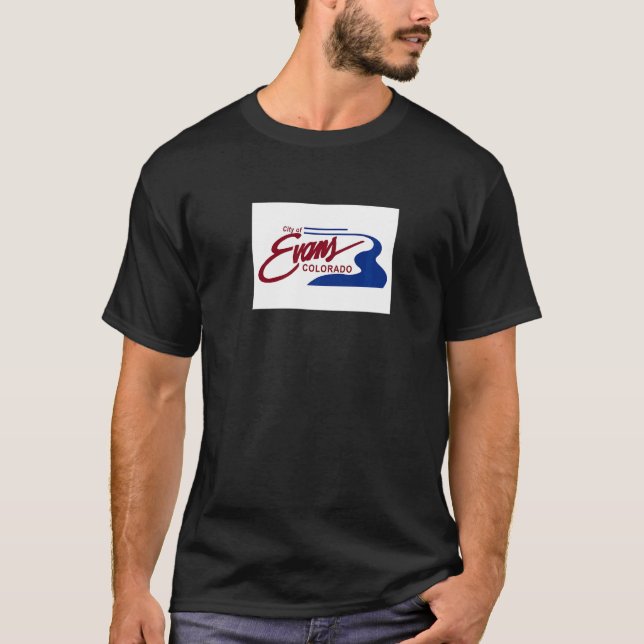 Evans Colorado Flag T-Shirt (Vorderseite)