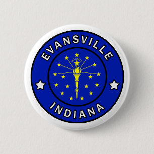 Evansville Indiana Button