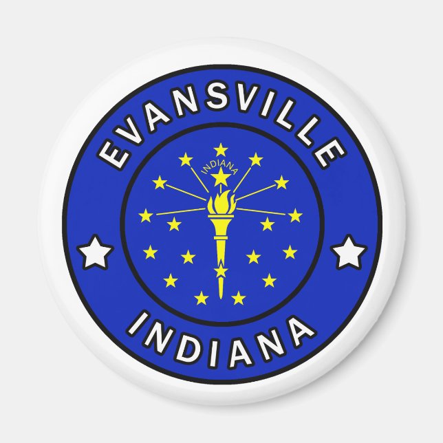 Evansville Indiana Magnet (Vorne)