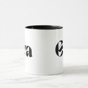 "EVA's Sip of Joy - 'EVA' gedruckte Tasse