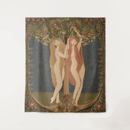 Eve and Lilith Tapestry Wandteppich