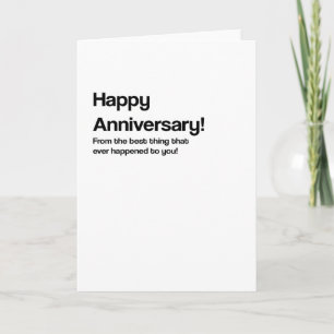 Eve geschah Funny Anniversary Card Karte