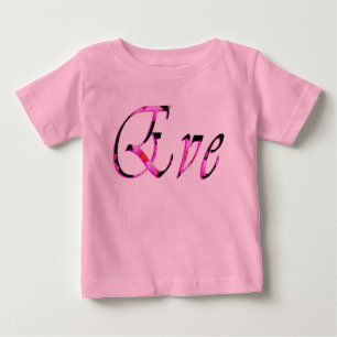 Eve Girls Name Logo, Baby T-shirt