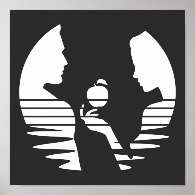 Eve Hand an Adam, Weiße Version 2/3 Poster (Vorne)