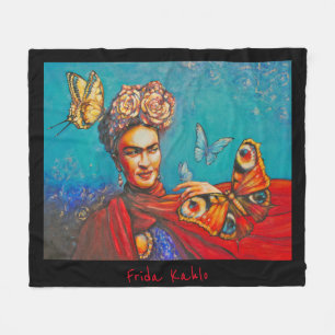 Eve Painted Frida Fleecedecke